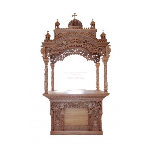 Holy Table Byzantine rhythm Baroque perforated with cubicle