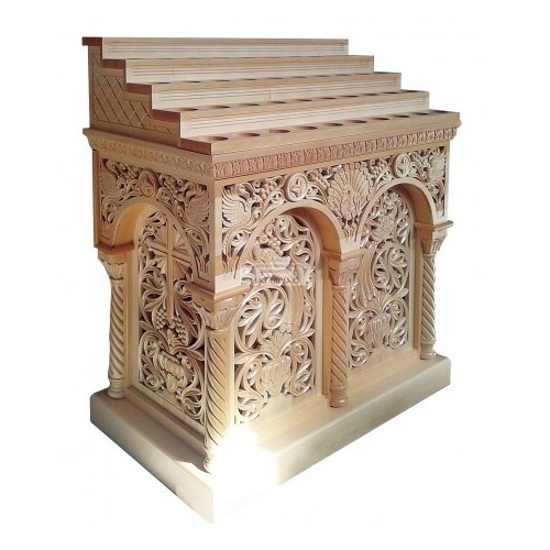 Byzantine temple candlestick perforated 7.5 by x 50 seats