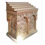 Byzantine temple candlestick perforated 7.5 by x 50 seats